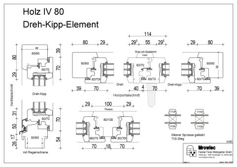 11 - IV 80 - Dreh- Kipp- Element schmaler Flügel_147
