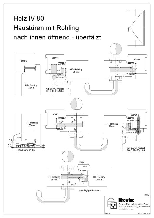 IV 80 - Ansicht HT mit Rohling n. i. öffn. überfälzt_158
